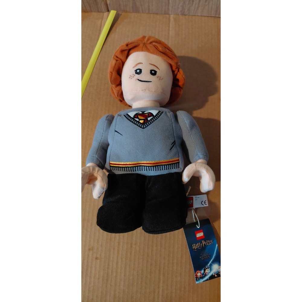 officially licensed LEGO Harry Potter Ron Weasley Minifigure Plush Toy New